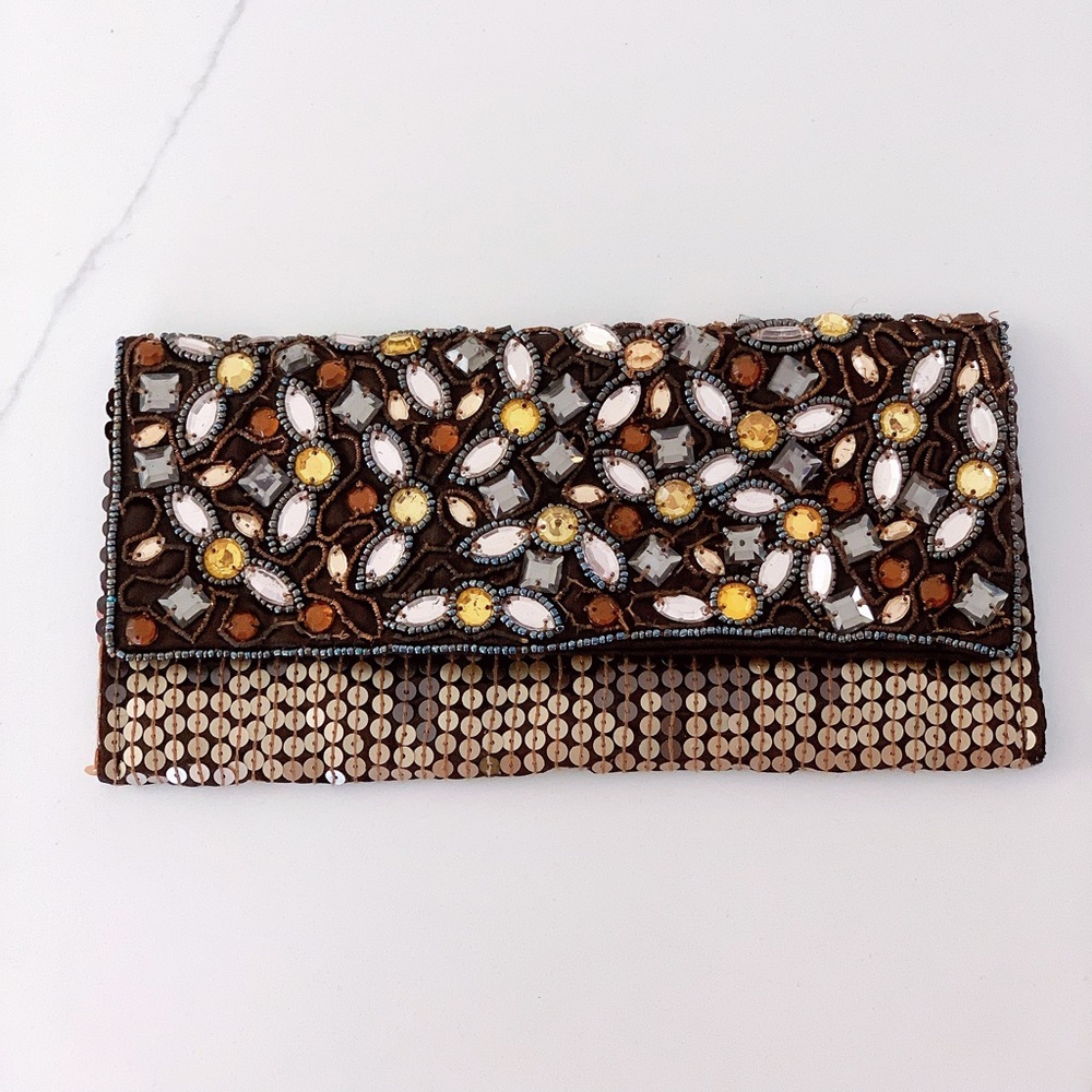 Sequin Rhinestone Crystal Bag | Diamond Clutch